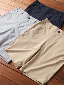 Golf Shorts Light Waterproof Stretch Sun-Proof and Breathable Summer Men Light Business Sporty Simplicity Thin Casual Pants