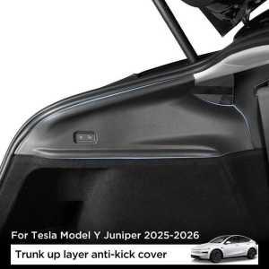 For Tesla Model Y 2025-2026 Juniper Trunk Upper Side TPE Anti-Kick Cover Scratch Protector