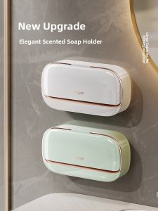 Hayan | Wall-mounted No-drilling Draining Luxury Soap Dish
