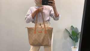 Tote Bag Wanita Import: Tas Kerja & Kuliah Cewek Premium