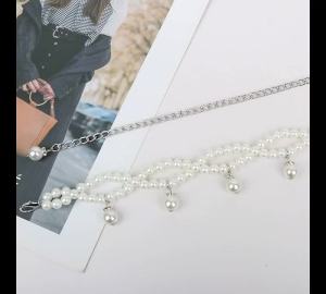 Elegant Pearl Belts for Women Adjustable Pearl Waist Chain Tassel Body Chain Belt for Women Dresses Jeans Summer Beach Jewelry