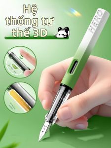 HERO | Bút Máy Khắc Chữ Đặc Biệt Cho Học Sinh Lớp 3 Đến 5 Mực Nạp Lại
