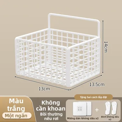 Kệ Treo Tường Trên Giường Không Cần Khoan