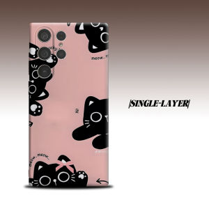 Pink Kitty For Samsung Galaxy S26 S25 S24 A56 A36 Dual Layer Luxury Fashion Full Lens Protective Case