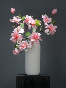 Chinese Style Artificial Magnolia Flowers Living Room Dining Table Decoration Vase Ornament High End Simulation Biodiverse Flowers