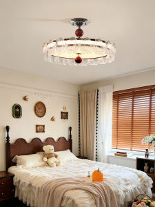 OUCHAO | French Antique Luxurious Flower Glass Ceiling Light