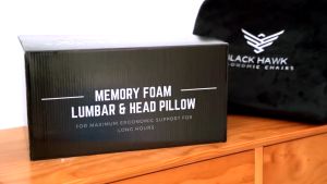 🦅(͢I͢N͢ ͢S͢T͢O͢C͢K͢S͢)͢ Black Hawk XL Memory Foam Lumbar Support Pillow | Neck Pillow | Back Pillow | Gaming Chair
