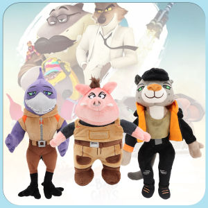 ใหม่ Bad Guys 2 Doom Plush ของเล่นภาพยนตร์สินค้านกสาว Doom Pigtail แมวหมูตุ๊กตาแฟนเด็กวันเกิดฮาโลวีนของขวัญ