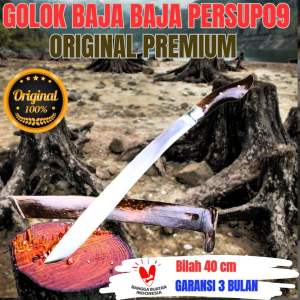 [ Garansi Original Premium ] Golok Bungkuk Asli Baja Per Sup09 > Pisau Kebun Multifungsi