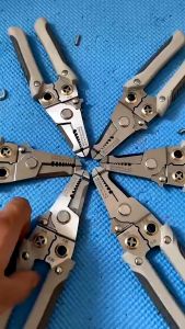 【READY STOCK】Crimping Pliers Cable Cutting Pliers Adjustable Automatic Wire Stripping Pliers