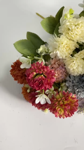 Artificial Flower Snow PomPom Bunga Dandelion Pingpong 3 Cabang Bunga Palstik Bunga Artificial Hias Dekorasi BG112