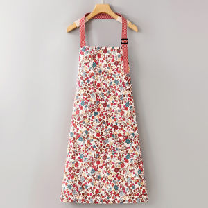 เสื้อกันเปื้อนทำงานแบบนุ่มสำหรับผู้หญิง 2025 ใหม่ สำหรับใช้ในบ้าน ทนทานต่อการสึกหรอ สำหรับใช้ในครัว สำหรับใส่ไปทำงานในร้านอาหาร