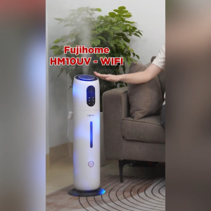 Máy phun sương tạo ẩm dung tích lớn 10L Fujihome Nhập khẩu máy bù ẩm khuếch tán tinh dầu khử khuẩn bằng tia UV kết nối Wifi điều khiển từ xa