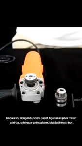 Kepala Drill Chuck Mesin Bor Listrik 10mm 3/8" Inch 24unf Murah Perkakas Bor Tangan Drill Chuck Adaptor Kepala Bor