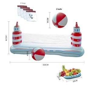 Internet Celebrity Swimming Pool Toys Water a Volleyball Net Water Game Sports Inflatable Basketball Hoop Group Building Expansion Activity Props