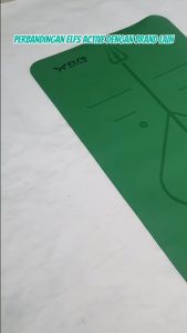 ELFS ACTIVE Matras Yoga Karet 5 MM Premium PU Natural Rubber Mat Olahraga Senam Lantai YOGA-HX