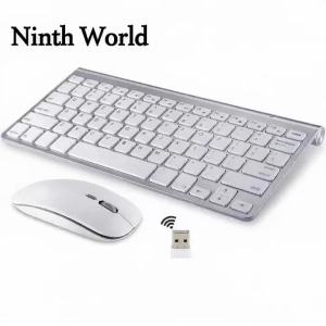 2.4Ghz Wireless Keyboard and Mouse Set 10M Range Mini Keyboard Mouse Combo Set For Notebook Laptop Desktop PC Computer