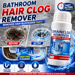 Powerful Drain Clog Remover for Kitchen Toilet Pipe | Fast Hair Grease Dissolver | Safe Non-Corrosive Deep Cleaning Agent 100g