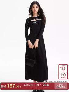 Vero Moda Casual Long Sleeve Dress Comfortable High Street Style Womens Spring Summer Fashion Elegant A-Line Dress