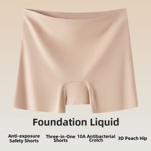 YUNASHA | Nude Seamless Safety Shorts