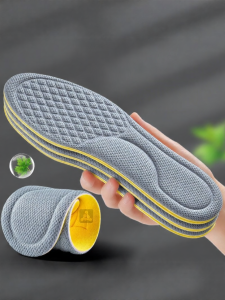 LINGMIAO | Sweat-Absorbing Anti-Odor Breathable Antimicrobial Mens Insoles