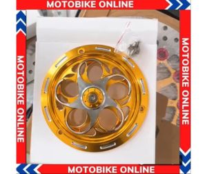 Ốp quạt gió xoay kiểu tròn cho Vespa Vision Scoopy Zoomer Janus Mio Fino 100% nhôm CNC có thể chế nhiều dòng xe khác