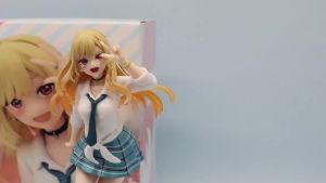Bandai | Hot My Dress Up Darling MARIN KITAKAWA Uniform Anime Figure Toys 18cm PVC Model Collector Birthday Gift