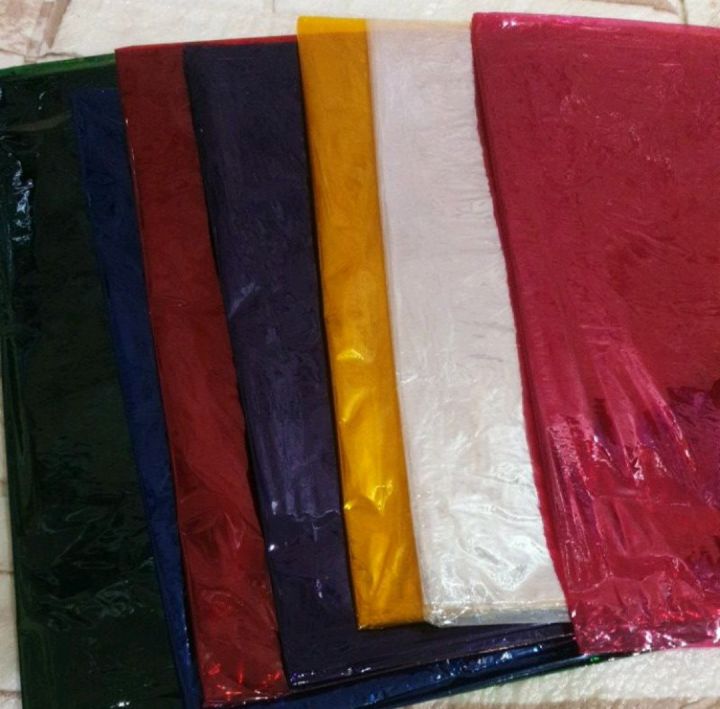 Plastic Colored Cellophane Sheets Lazada PH