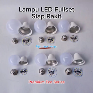 Paket Lampu LED Siap Rakit Premium Eco Full Set  5 7 9 12 15 18 20 25 30 40 Watt