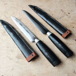 Pisau sarung tajam asli baja pisau dapur pisau seset kulit sapi pisau murah berkualitas pisau dapur tajam asli baja pisau potong daging pisau sayat super tajam