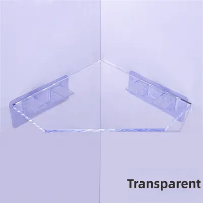Corner Acrylic L-Shaped Shelf Wall Mount