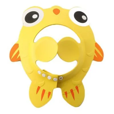 Waterproof Baby Bath Cap Adjustable Ear Protection Shampoo Hat Bathing Cap Temperature Regulation Set for Infants