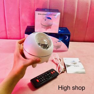 Đèn thiên hà galaxy bầu trời sao cảm biến nhạc loa bluetooth