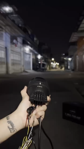 FOGLAMP X-7SEVEN X400 X450 3 INCH 70 WATT DEVIL EYE 3 WARNA ALL WEATHER BONUS BRACKET RING CNC