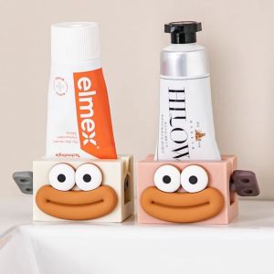 Cartoon Manual Squeezers Toothpaste Cleanser Squeezer Bathroom Accessories Sausage Mouth Automatic Rolling Squeezing 2026 New