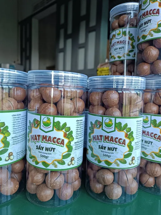 Hạt Macca Sấy Khô Nứt Vỏ - Tặng kèm dụng cụ tách vỏ- Thơm ngon giàu dinh dưỡng || Đặc Sản Tây Nguyên 48 Đăk Nông