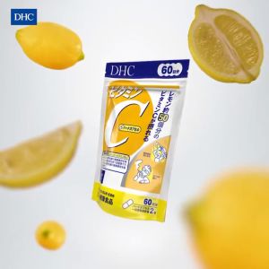 Viên uống DHC Vitamin C Hard Capsule túi 60 viên 30 ngày của Nhật Bản dùng tăng sức đề kháng hỗ trợ sáng da - Cosin Store