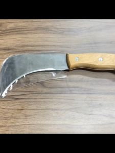 Marino มีดกรีดทุเรียน มีดแกะทุเรียน ปอกทุเรียน แบบด้ามโค้ง No.Y1612