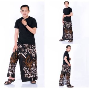 Celana Kain Panjang Sarung Bentuk Celana Instan Sholat Batik Pria Muslim Dewasa & Remaja
