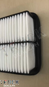 Automotive Air Filter (MIT. L300 New) - High Performance - Rectangular Shape - White Pleated Material - Green Box Packaging