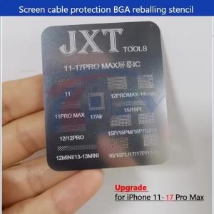 Universal LCD Screen Display IC Protection BGA Reballing Stencils for iPhone 11 12 13 -16 17 Pro Max Flex Screen Chip Steel Net