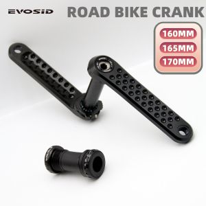EVOSID Road Bike Crank 160/165/170mm 3nail Direct Mount Crankset 11/12 Speed Gravel Bicycle Chainring Fold Bike Intregated Crank