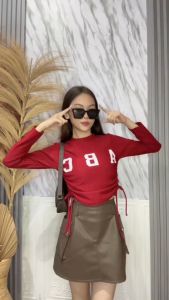 BRIEE FASHION - KARLEY KAOS CROP TOP TALI SERUT WANITA / CROP TOP KOREAN STYLE -PN