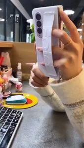 Case Samsung Galaxy Z Fold 4 Z Fold 5 Z Fold 6 Z Fold 7 / ZFold4 ZFold5 ZFold6 ZFold7 Case Wrist Strap Matte Skin - AYFONE CASE - AF-239