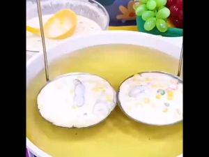 3pcs Stainless Steel Frying Spoon Multi-Functional Frying Flat Round Molds Cooking Tool