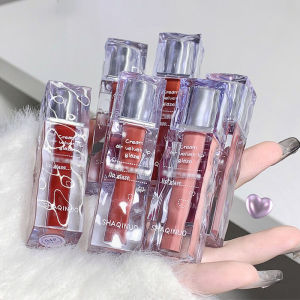 【COD】Velvet Lip Glaze Lipstik Matte Lip Mud Lip Glaze Bibir & Pipi Tahan Lama-💞Margot