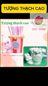 Tượng thạch cao Ống Bút Thỏ ngọc Rabbit Hoạt Hình E6 (Không kèm màu) tô tượng đồ chơi cho trẻ