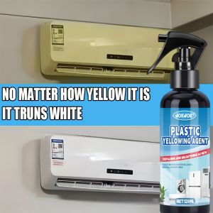 120ml Plastic Yellowing Remover - Removes Oxidation Restores Dull Surfaces Like New - Suitable for Air Conditioner Panels Toil