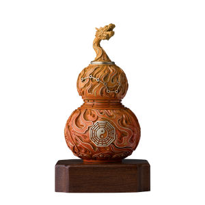 TONGSHIFU | Dragon Head Gourd Tai Chi Long Ying Copper Figurine