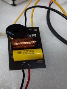 1pair Dual Coil Pure Tweeter Speaker 12dB Crossover Network (additional with Taiwan propylene capacitor)